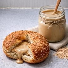 Κουλούρι Γεμιστό με Ταχίνι