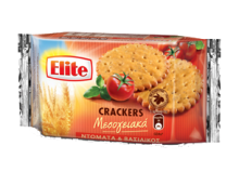 Elite Crackers Μεσογειακά Ντομάτα και Βασιλικός 105gr
