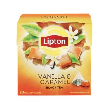 Lipton Vanilla and Caramel Black Tea (20 τεμ)
