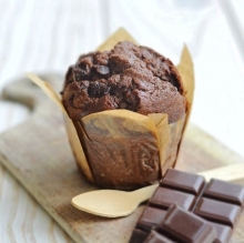 Muffin Σοκολάτα με Γέμιση Πραλίνα