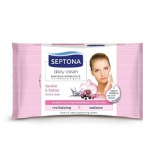 Μαντηλάκια Ντεμακιγιάζ Septona Ορχιδέα και Χαβιάρι