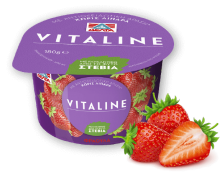 Γιαούρτι Vitaline Φράουλα 180gr