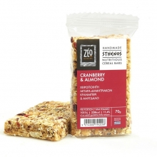 Μπάρα ΖΕΟ Cranberry - Αμύγδαλο 70gr