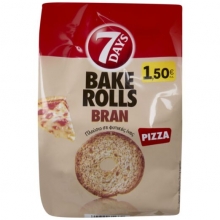 7Days Bake Rolls Bran Pizza 150gr