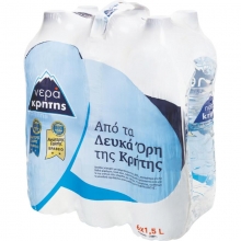 Νερά Κρήτης 6x1.5lt
