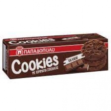 Cookies Παπαδοπούλου Διπλή Σοκολάτα 180gr