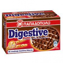 Digestive Παπαδοπούλου Σοκολάτα Γάλακτος 200gr