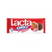 Lacta Oreo Strawberry Flavor 105gr