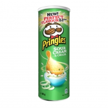 Pringles Sour Cream Κρεμμύδι 165gr