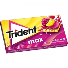 Trident Max Raspberry - Λεμόνι Sugar Free 27gr
