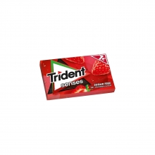 Trident Senses Φράουλα Sugar Free 27gr