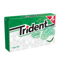 Trident White Sugar Free Δυόσμος 23gr