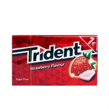 Trident Φράουλα Sugar Free 23gr