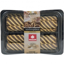 Φαίδων Κουλουράκια Γεμιστά Cocoa Dream Feel 350gr