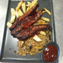 Πανσέτα Τραγανή με BBQ Σως Μερίδα