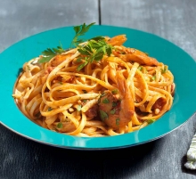 Λιγκουίνι με Γαρίδες