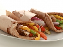 Πίτα Ολικής Vegan με Ψητά Λαχανικά