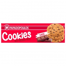 Cookies Παπαδοπούλου Κομμάτια Σοκολάτας Κλασική 180gr