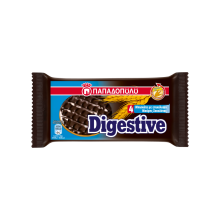Digestive Παπαδοπούλου Μαύρη Σοκολάτα 67gr