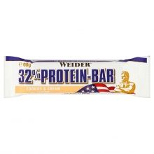 Weider Cookies and Cream 32% Protein Bar 60gr