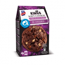 Αλλατίνη King Soft Cookie Triple Chocolate Chunks 160gr