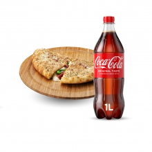 1 Καλτσόνε επιλογής + 1 Coca-Cola 1lt