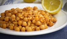 Ρεβύθια στον Ξυλόφουρνο