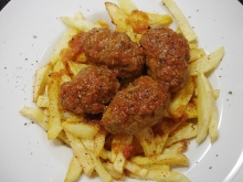 Σουτζουκάκια απο Ρεβύθια με Ρύζι