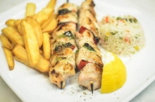 Σουβλάκια Κοτόπουλο με Πιτούλες (3 τεμ)