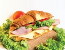 Κρουασάν Αλμυρό με Γαλοπούλα