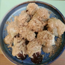 Peanut Butter Λουκουμάδες