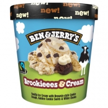 Ben και Jerrys Brookies and Cream Οικογενειακό