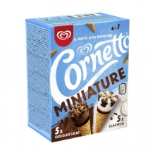 Cornetto Miniature Βανίλια Σοκολάτα (10τμχ)