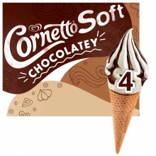 Cornetto Soft Chocolatey (4τμχ)