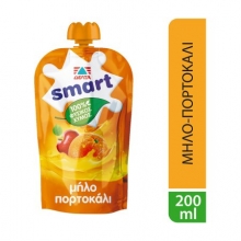 Smart Φυσικός Χυμός Πορτοκάλι - Μήλο 200ml
