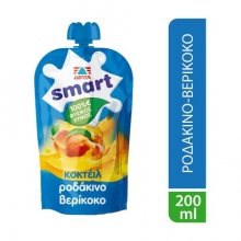 Smart Φυσικός Χυμός Ροδάκινο - Βερίκοκο 200ml