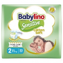 Babylino Sensitive Πάνες No2 23τμχ
