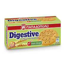 Digestive Παπαδοπούλου Μπισκότα Χωρίς Ζάχαρη 250gr
