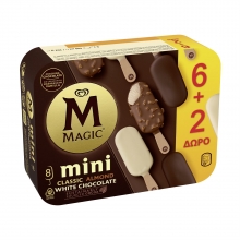 Magic Mini Classic Almond White (6+2 τεμ)