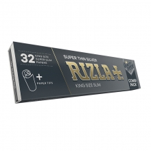 RIZLA King Size Givanna Ασημί