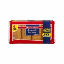 Παπαδοπούλου Φρυγανιές Σταρένιες 255gr