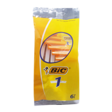 Ξυραφάκια Bic 1 Λεπίδα (6 τεμ)