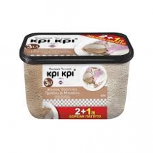 Οικογενειακή Συσκευασία Βανίλια,Φράουλα,Πραλίνα και Μπισκότο 3lt