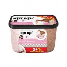 Οικογενειακή Συσκευασία Βανίλια, Κακάο, Φράουλα και Φιστίκι 3lt