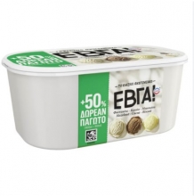 Παγωτό ΕΒΓΑ Μπισκότο - Κακάο - Φουντούκι