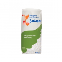 3 Αλφα Ρύζι για Πιλάφι και Σαλάτες 500gr