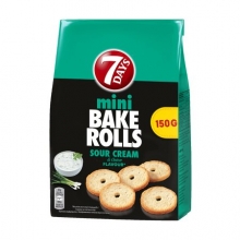 7days Mini Bake Rolls Sour Cream and Onion Flavour 150gr