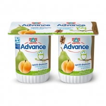 Advance Γιαούρτι Αχλάδι - Βερίκοκο 2x150gr