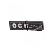 OCB Χαρτάκια Μαύρα Μεγάλα - Φιλτράκια Slim Premium + Tips