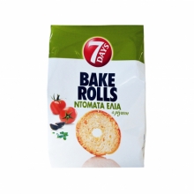 7Days Bake Rolls Τομάτα και Ελιά 150gr